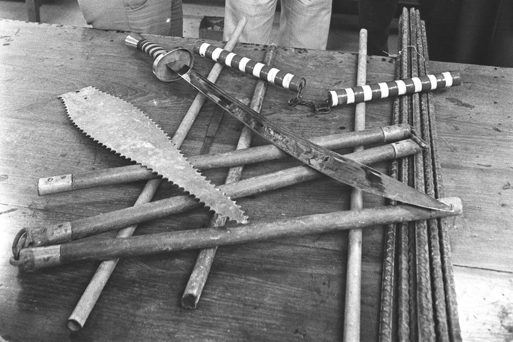 A fight between 14K and Wo Shing Wo triads in a billiard hall in Mong Kok, Hong Kong, in 1975 left a 18-year-old man dead. A man was killed the next night in a revenge attack. Photo: SCMP