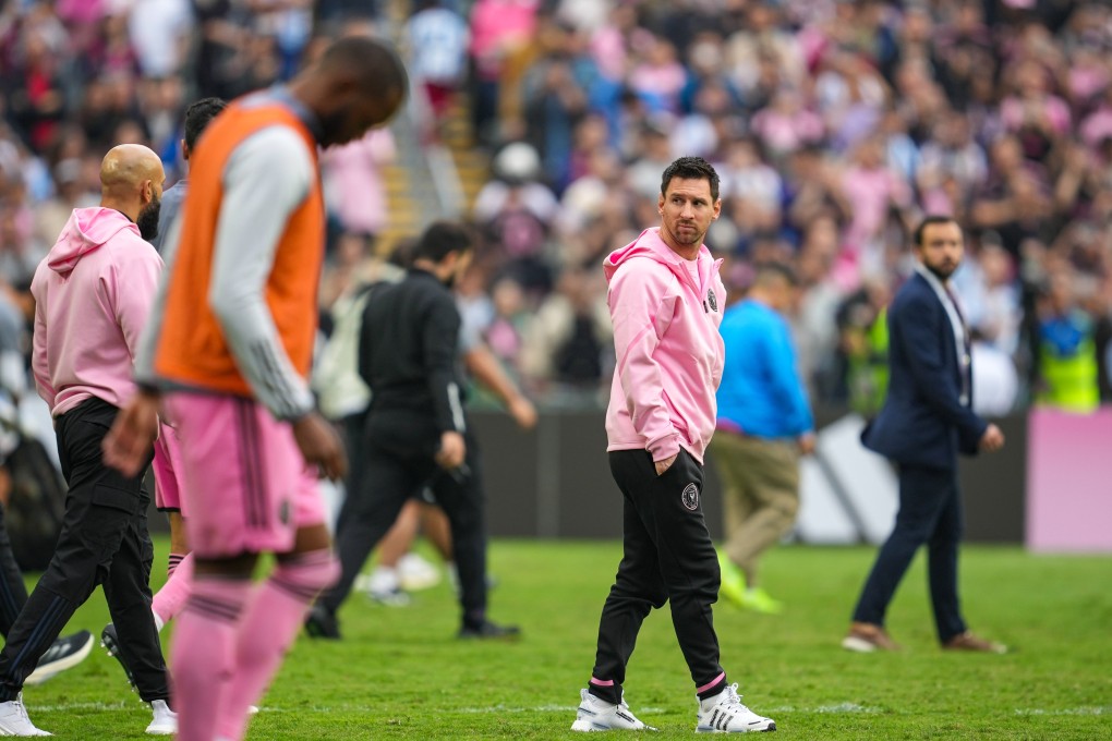 Inter Miami’s Lionel Messi at Hong Kong Stadium in Causeway Bay. Photo: Sam Tsang