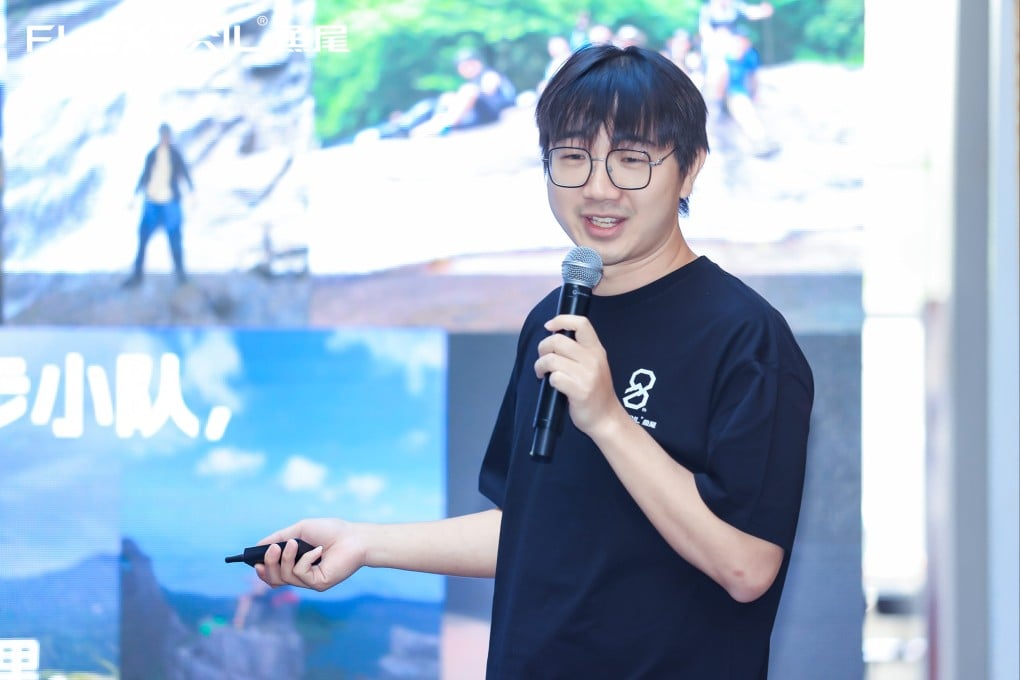 Flextail chief executive Li Tao co-founded the company with his college classmates in 2015 with an aim to build ultralight electric outdoor gear. Photo: Handout