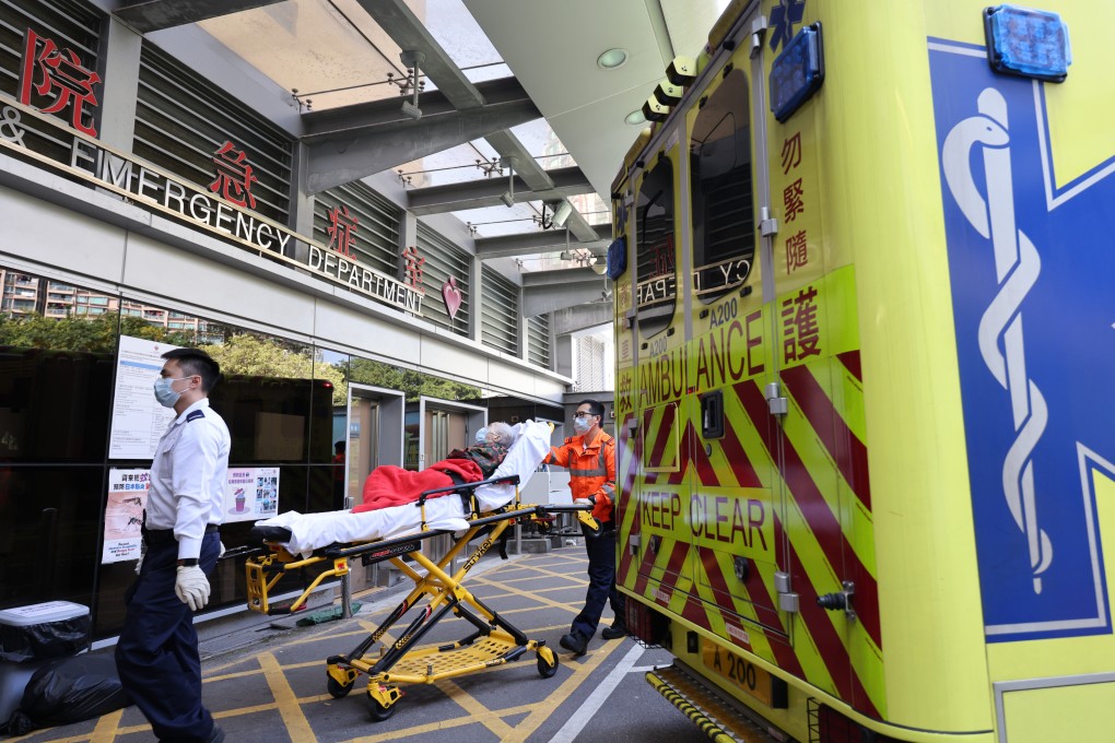 A patient waits to be admitted to the accident and emergency department Queen Elizabeth Hospital in Jordan. Photo: Jelly Tse