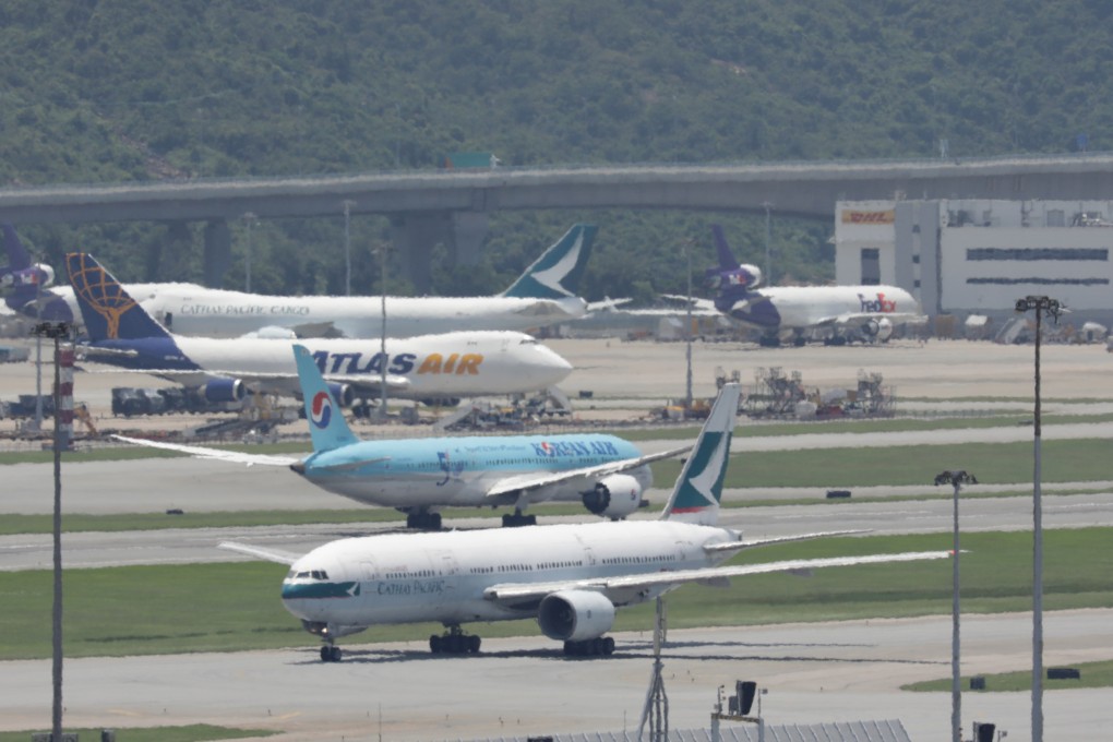 The Airport Authority earlier said the victim was an employee of China Aircraft Services responsible for aircraft towing. Photo: May Tse