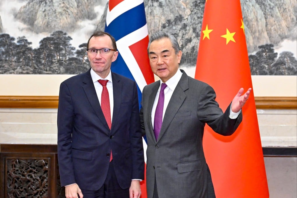 Chinese Foreign Minister Wang Yi and his Norwegian counterpart Espen Barth Eide have urged all parties to work together to prevent the Gaza conflict from spilling over and for the “immediate release of all detained persons”, according to a statement from Beijing. Photo: Xinhua