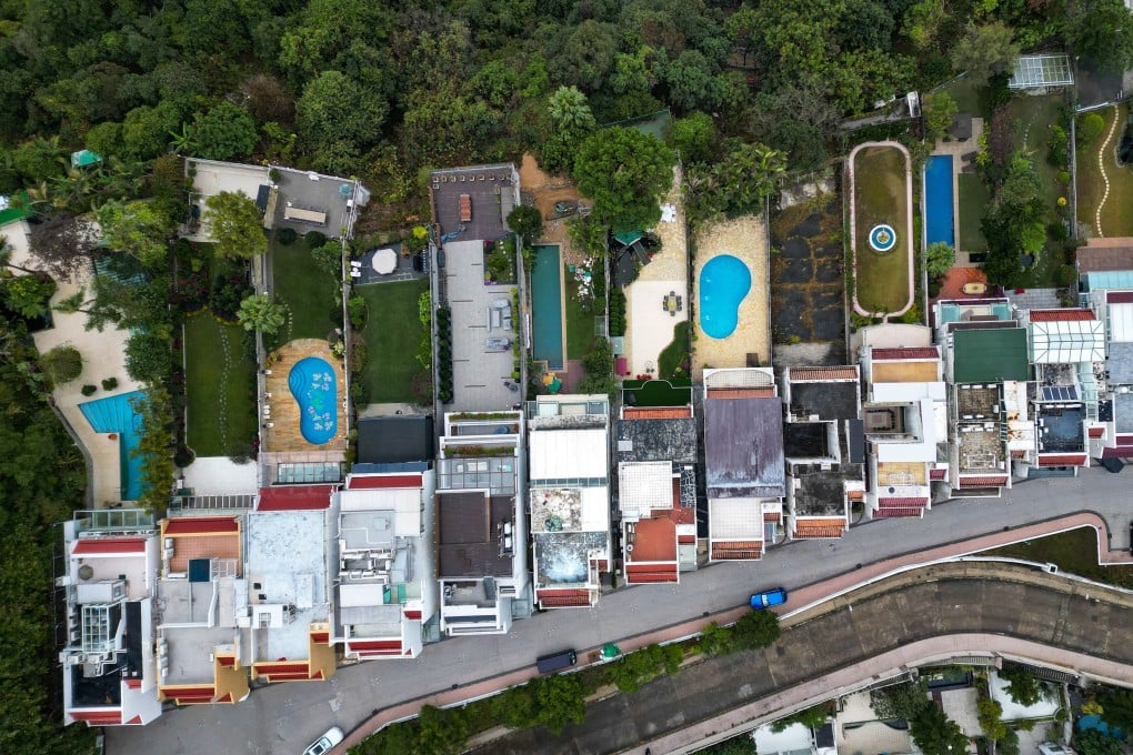 Block B of Flamingo Garden in Clear Water Bay, one of the locations where the Post found suspected unauthorised structures. Photo: May Tse