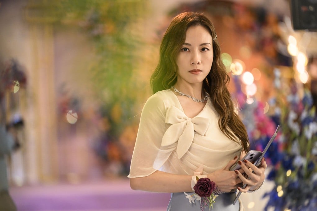 Stephy Tang as Monica in a still from Table for Six 2 (category IIA; Cantonese), directed by Sunny Chan and co-starring Louis Cheung and Ivana Wong.