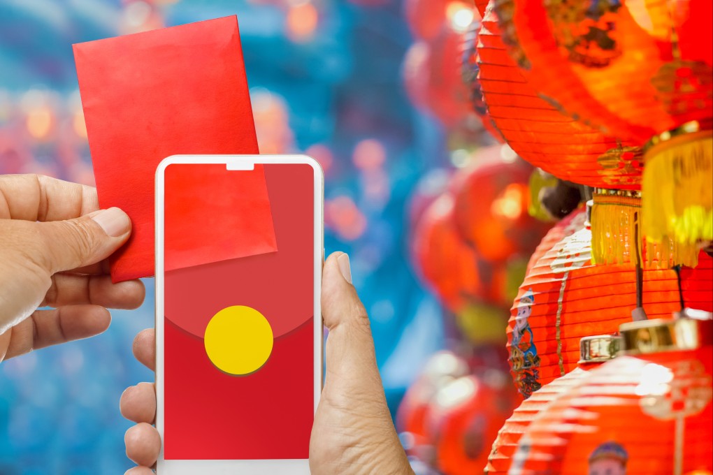 E-lai see are becoming popular for sending and receiving lucky money during Lunar New Year. Photo: Shutterstock