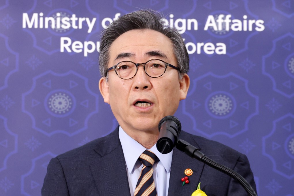 South Korea’s Foreign Minister Cho Tae-yul was sworn in on January 12 and this week talked for the first time with his Chinese counterpart Wang Yi. Photo: EPA-EFE/Yonhap