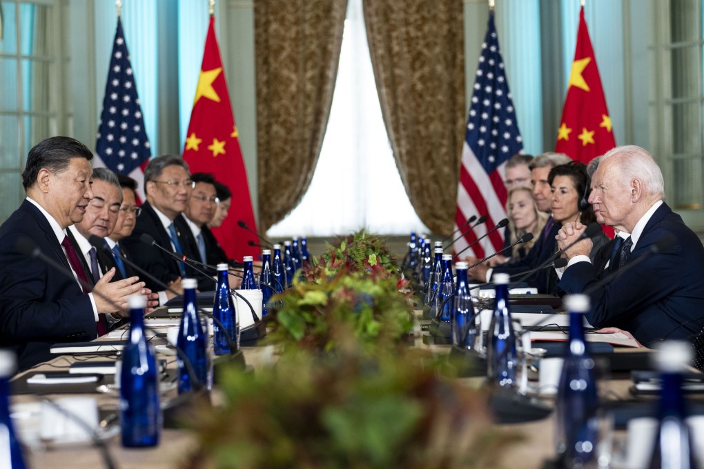 Presidents Xi Jinping and Joe Biden spoke in November on the sidelines of the Asia-Pacific Economic Cooperation conference in California. Photo: AP