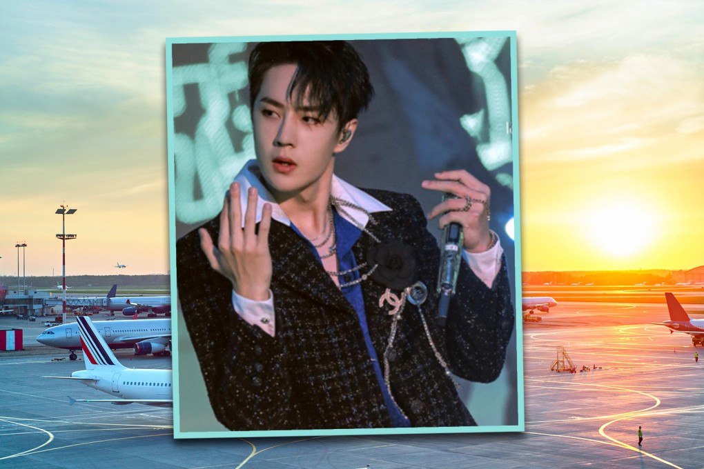 Wang Yibo, a famous actor in China, has warned obsessed fans who make flight bookings in his name that they will be investigated and held accountable for their actions. Photo: SCMP composite/Shutterstock/Weibo