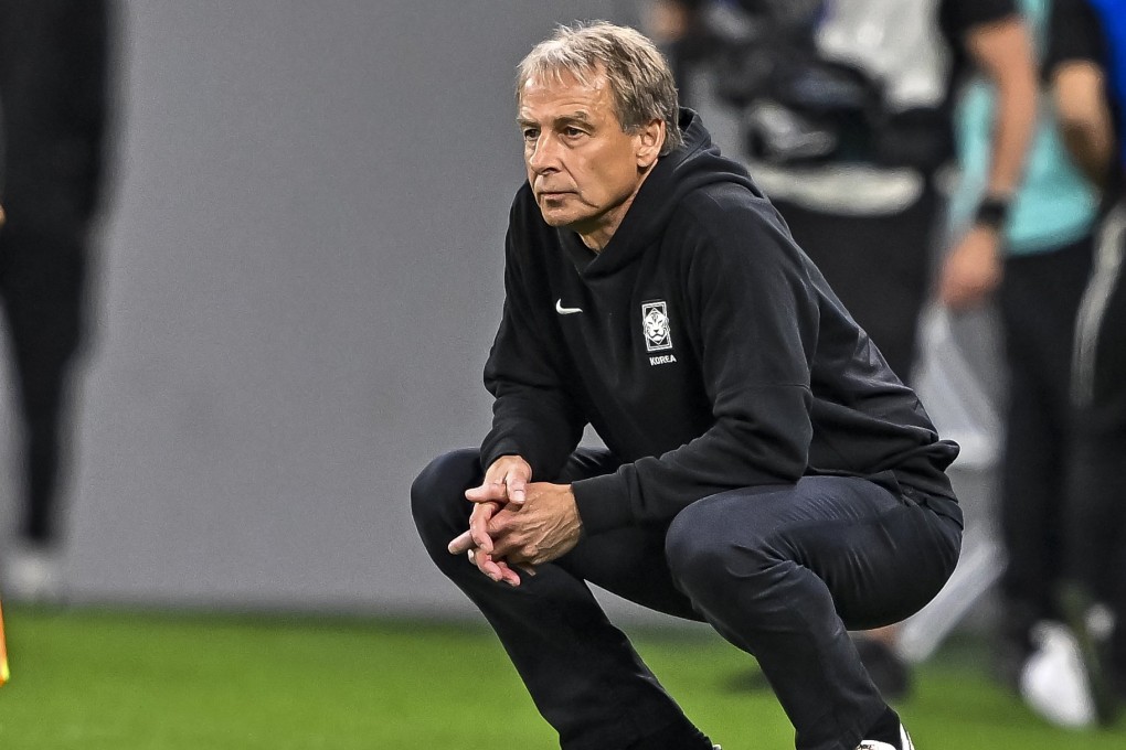 South Korea’s head coach Jurgen Klinsmann looks on during his side’s Asian Cup semi-final match against Jordan. Photo: EPA-EFE
