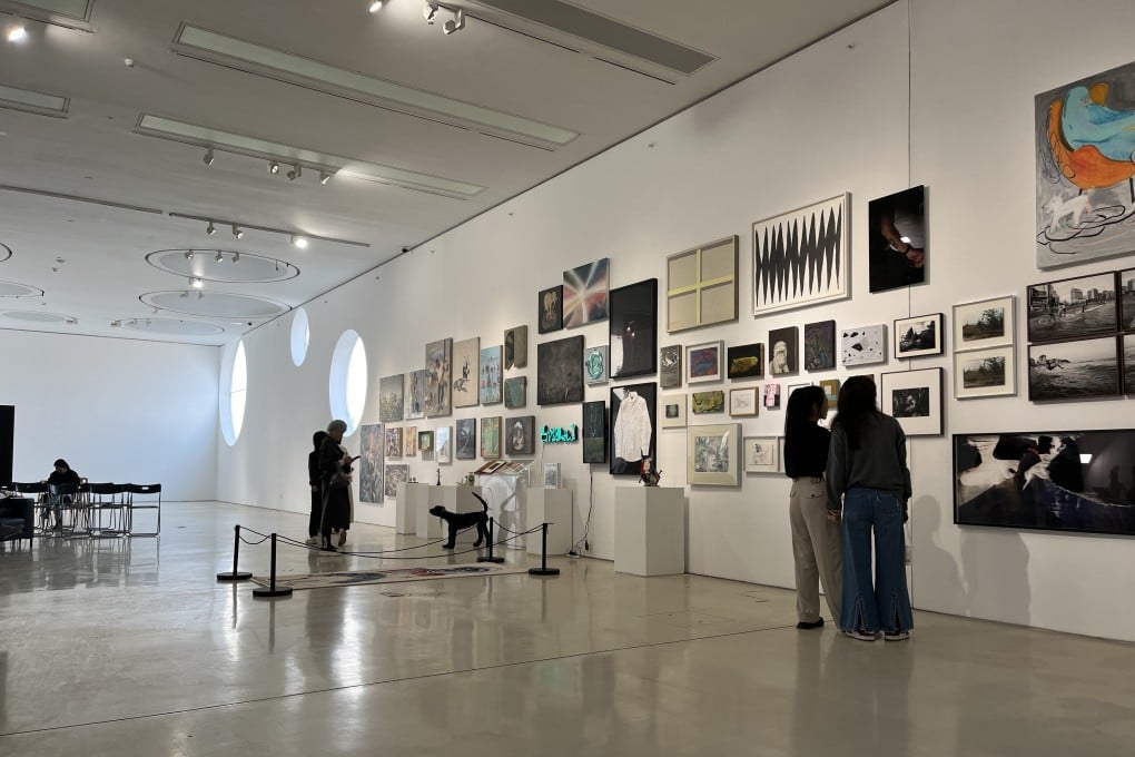 A preview of the auction for Guangdong Times Museum in January, held to raise funds for its relaunch. The event featured works by 65 artists, most of them from Guangdong province and Hong Kong. Photo: Guangdong Times Museum