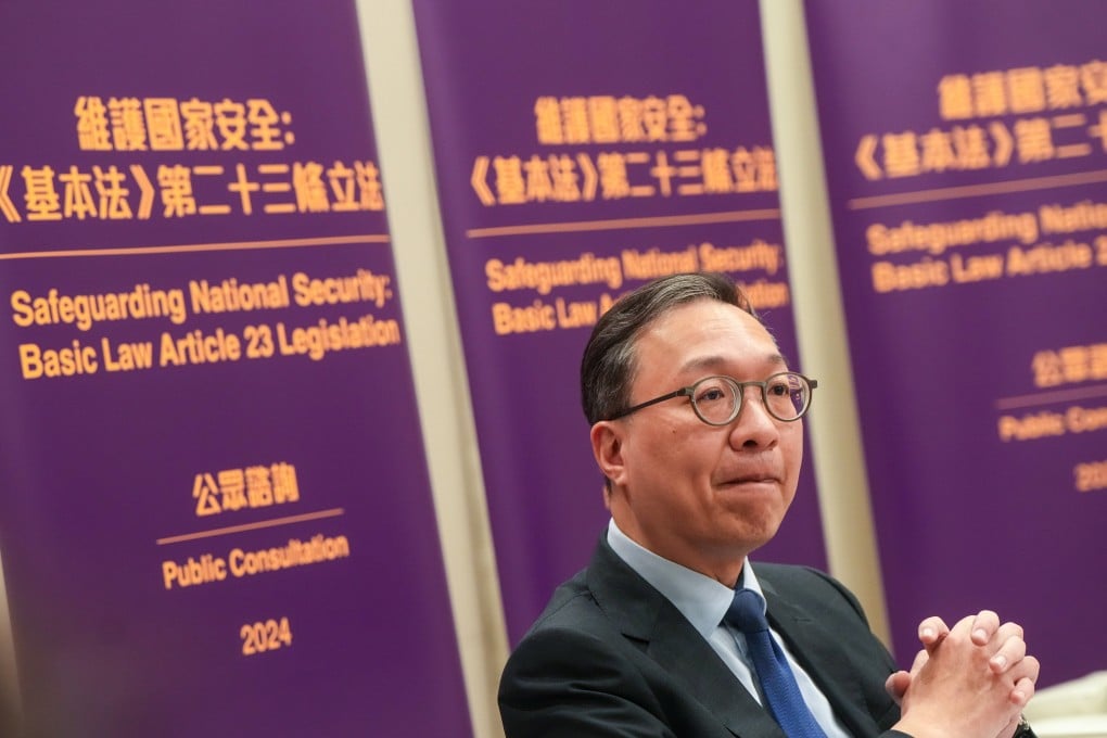 Secretary for Justice Paul Lam says one month is long enough for the public consultation. Photo: Sam Tsang