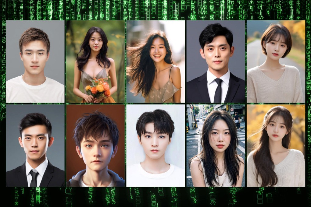 A company in China is charging grieving relatives up to US$1,400 to create avatars of their dead loved ones in a bid to offer some solace in time of sorrow. Photo: SCMP composite/Xiaohongshu
