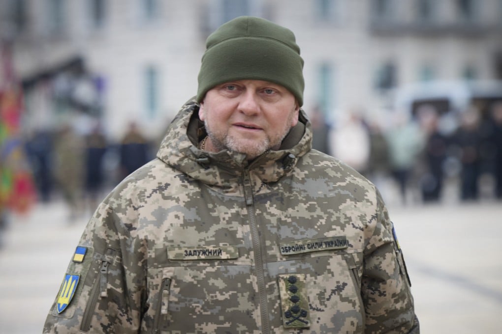 General Valerii Zaluzhnyi, who many Ukrainians see as a national hero. Photo: Ukrainian Presidential Press Office via AP