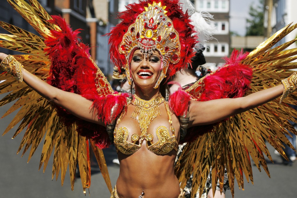 A participant in the Notting Hill Carnival, the largest in Europe, in London, which takes place over two days every August. It’s one of an alphabet soup of celebrations around the world to put on your bucket list. Photo: Shutterstock