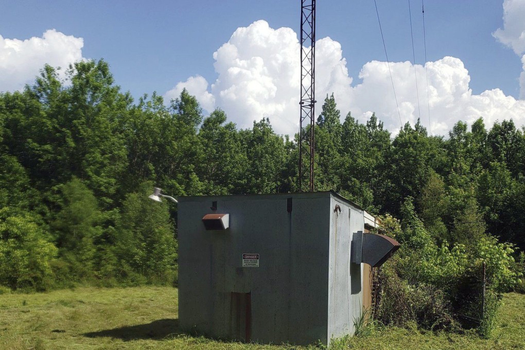 A thief or thieves made off with the 60-metre tower, shutting down WJLX radio in Jasper, Alabama. So far, no arrests have been made. Photo: WJLX radio