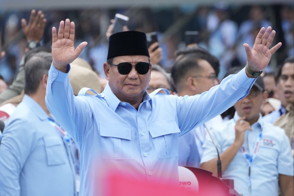 As the front-runner in the February 14 election, defence minister Prabowo Subianto has pledged to build on the business-friendly policies of President Joko Widodo. Photo: AP