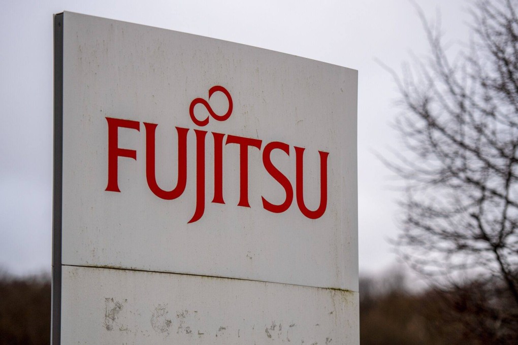 A sign outside a Fujitsu Ltd. office building in Bracknell, UK. A parliamentary committee uncovered information about the company’s contracts as part of a wider examination of the Post Office scandal. Photo: Bloomberg
