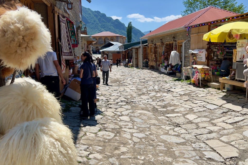 The scenic mountain village of Lahic in Azerbaijan. Getting there by car required getting past an extortionate policeman, dodging wandering cows and taking a detour around a collapsed section of road. Photo: Peter Neville-Hadley