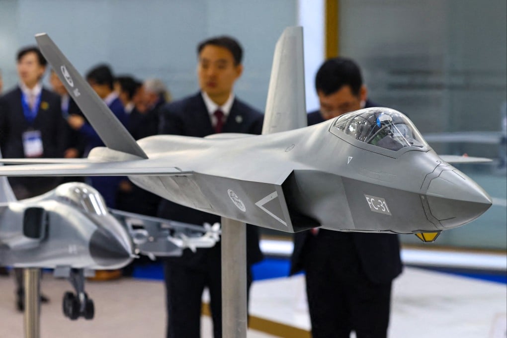 Visitors attend World Defence Show 2024, north of the Saudi capital Riyadh, on February 4. Photo: AFP