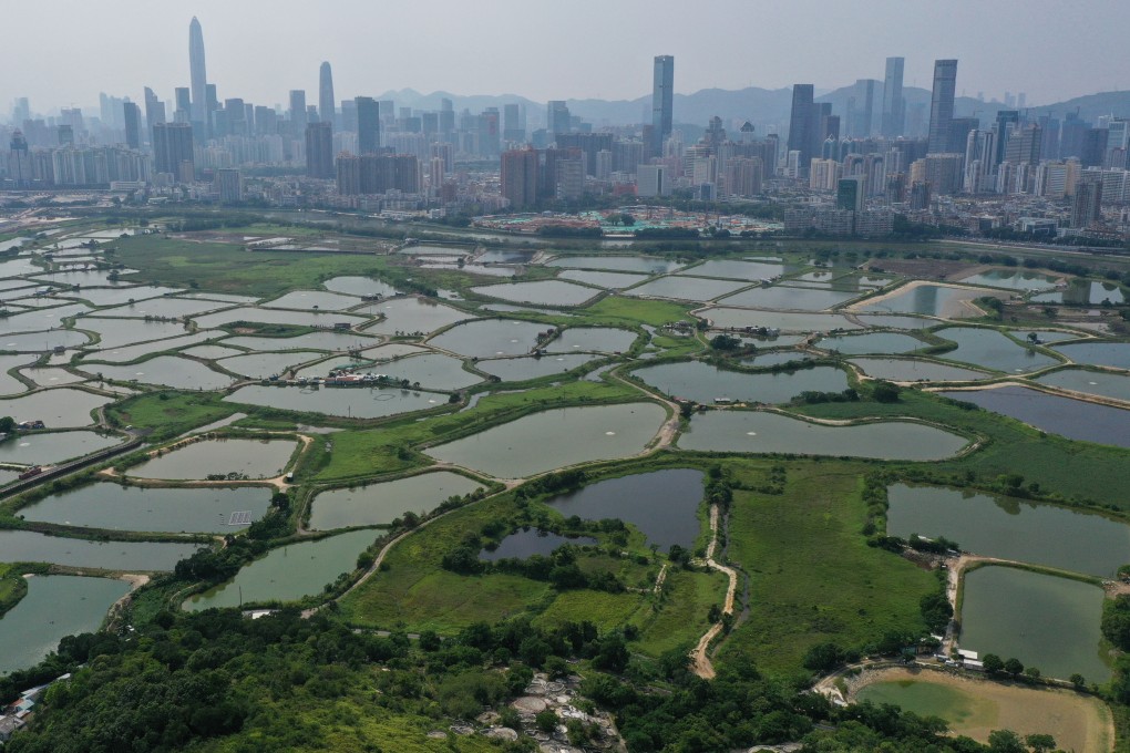 A general view of Lok Ma Chau area that is to be developed into an innovation and technology hub. In view of the economic challenges, the government should first develop the Lok Ma Chau Loop before building the control point and the town centre. Photo: May Tse