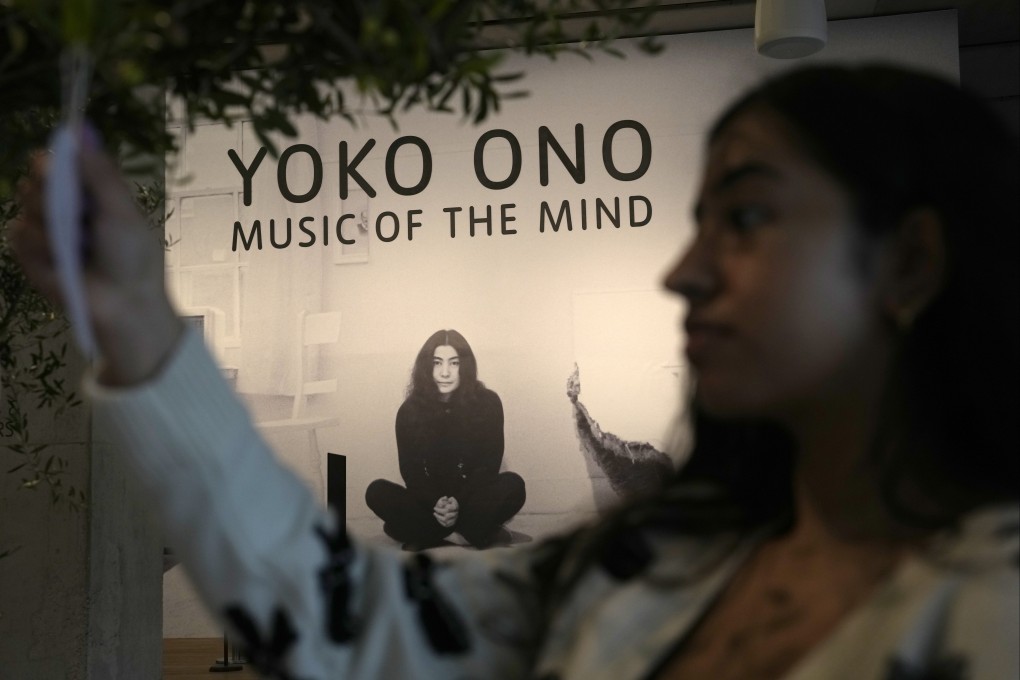 Yoko Ono, who spent 10 years with Beatle John Lennon before his murder, was an artist long before (and after) they met. Her 7 decades of work are on show at Yoko Ono: Music of the Mind at the Tate Modern, in London. Photo: AP
