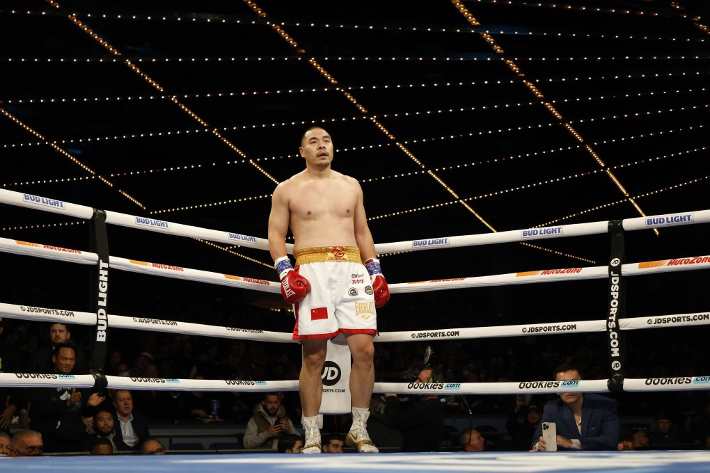 Zhang Zhilei will put his WBO interim heavyweight title on the line against Joseph Parker in Riyadh on March 8. Photo: AFP