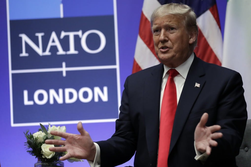 Donald Trump said he warned he would allow Russia to do whatever it wants to Nato member nations that are “delinquent” in devoting 2 per cent of their gross domestic product to defense. Photo: AP
