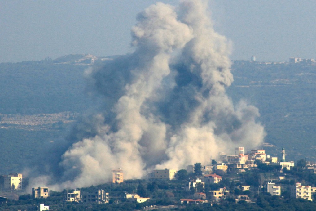 Smoke billows from the site of an Israeli air strike in southern Lebanon on February 11. On Wednesday, the Israeli military said it has begun a series of air strikes in Lebanon. Photo: AFP/File