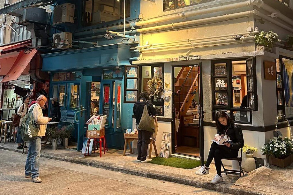 Mount Zero (on right) in Sheung Wan, which will close at the end of March. The independent bookstore is not the only one in Hong Kong to have recently closed or announced they will close. Others, though, have opened. Photo: Instagram/@mountzerobooks