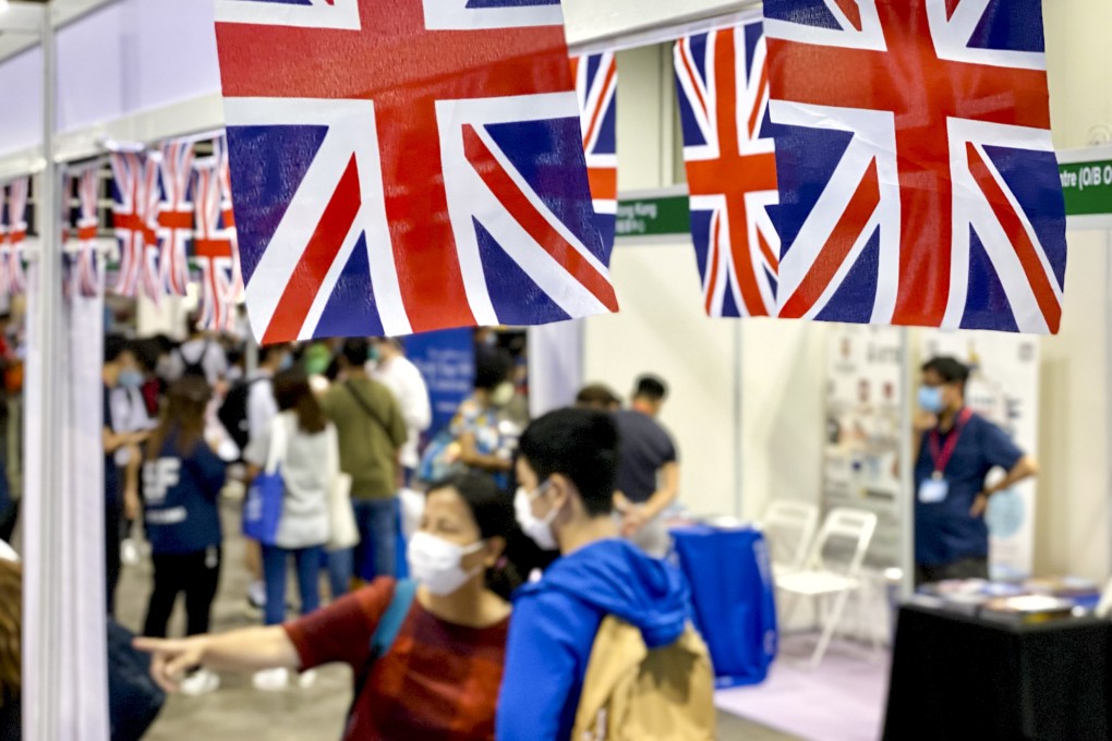 Prospective students at a higher education expo in 2021. Only 5,130 students from Hong Kong applied for UCAS during the university admission platform’s latest round. Photo: Chan Ho-him