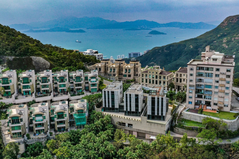 Luxury apartments and residential buildings on Mount Kellett Road, The Peak, Hong Kong. Photo: Roy Issa
