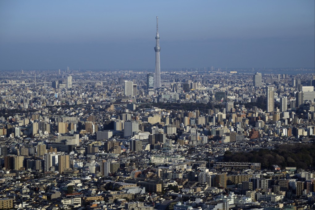 The Tokyo skyline. Japan has lost its spot as world’s third-largest economy. Photo: EPA-EFE