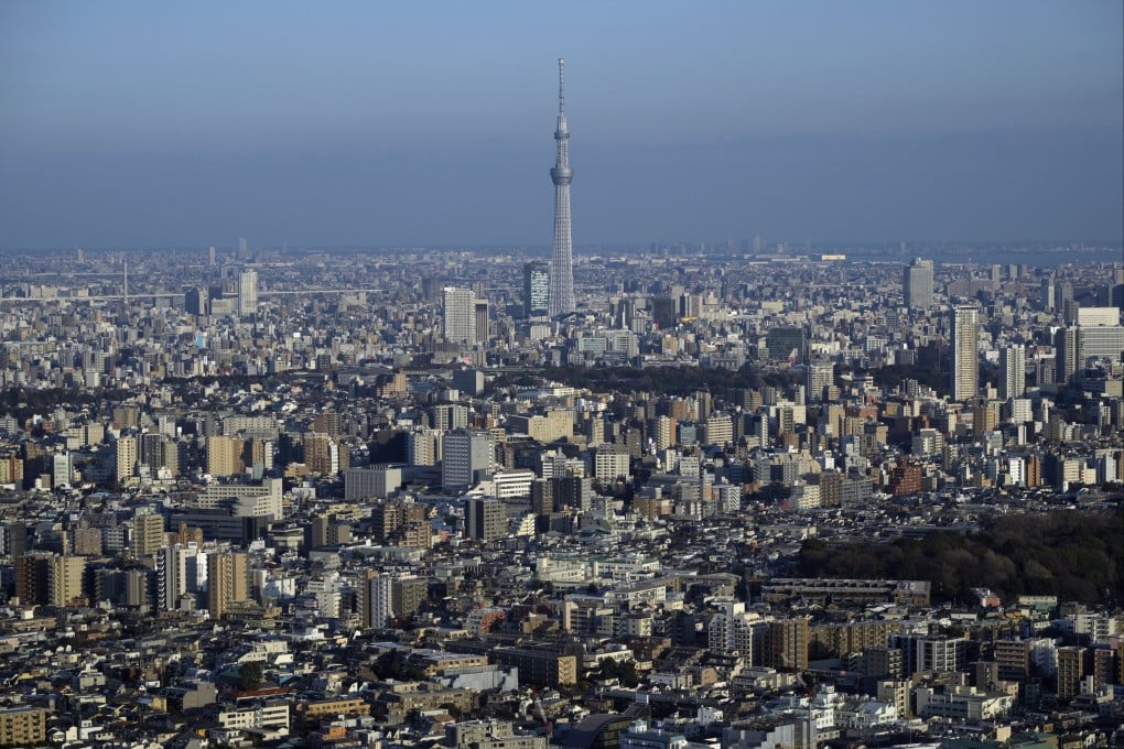 The Tokyo skyline. Japan has lost its spot as world’s third-largest economy. Photo: EPA-EFE