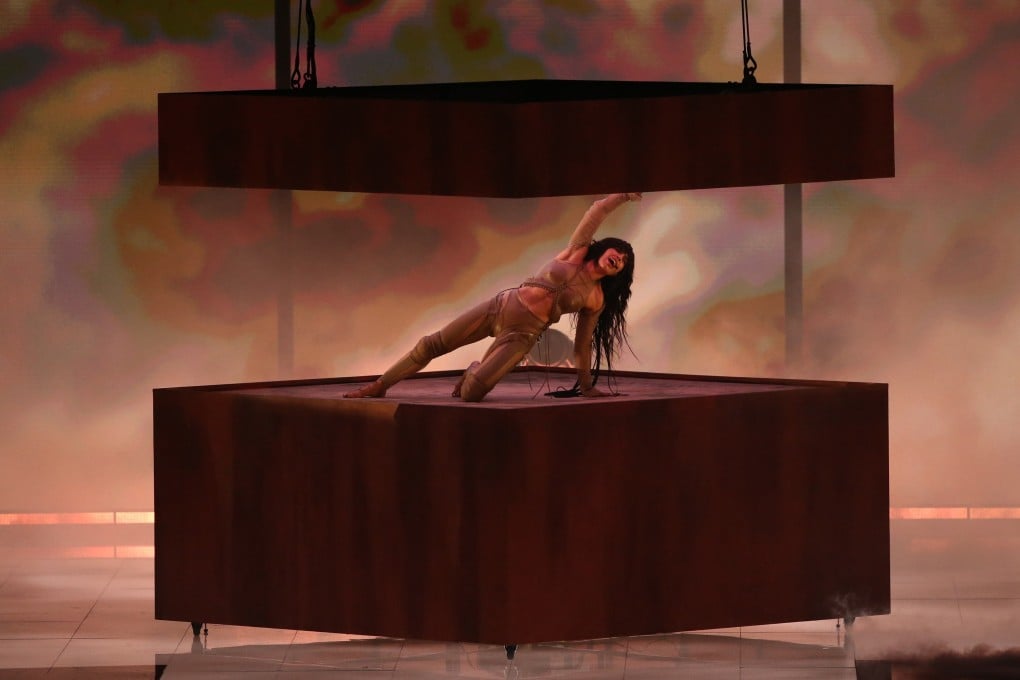 The winner of the 67th Eurovision Song Contest, Loreen from Sweden performs the winning entry at the M&S Bank Arena in Liverpool, in May 2023.Photo: EPA-EFE