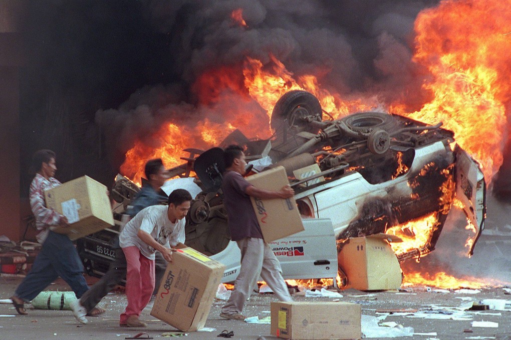 Ethnic Chinese Indonesians and their businesses were targeted by mob violence in 1998, allegedly triggered by the military. Photo: AFP