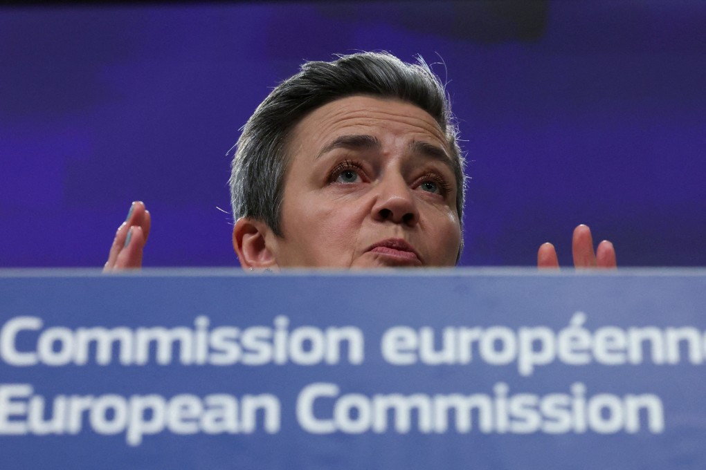 Asked whether more trade inquiries could be expected before the European elections in June, EU competition chief Margrethe Vestager said such investigations “must be done on substance, on the case”. Photo: Reuters