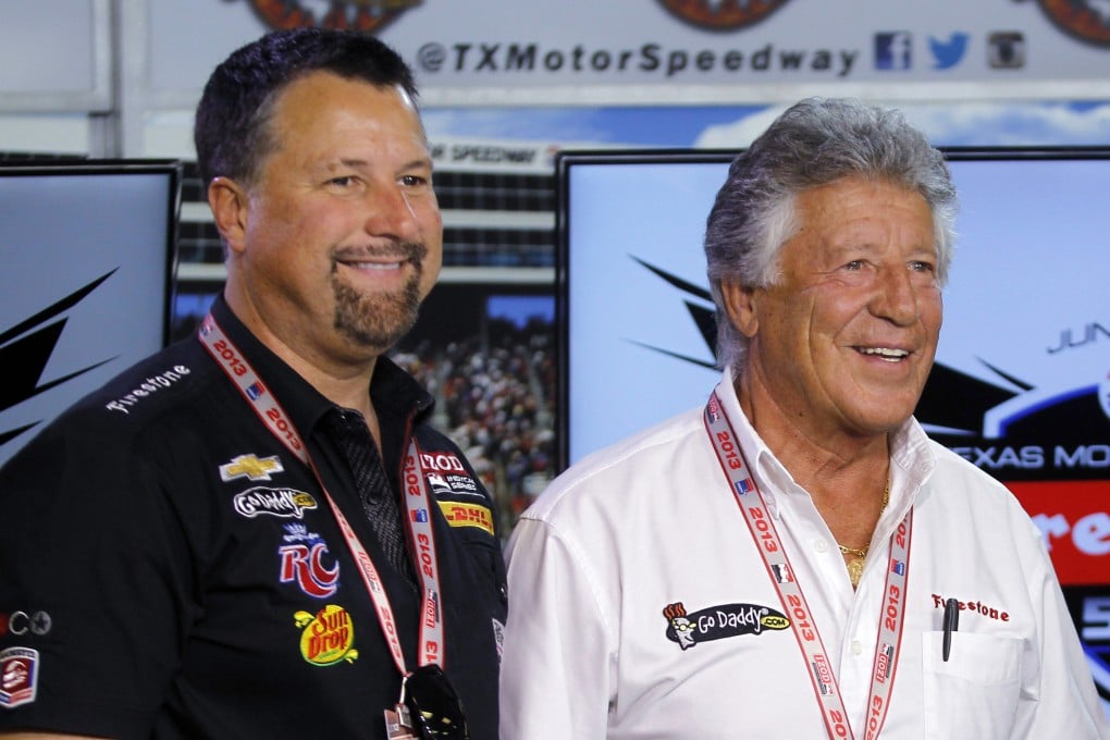 Michael Andretti (left) and his father, Mario Andretti are working on entering a team into Formula One. Photo: AP