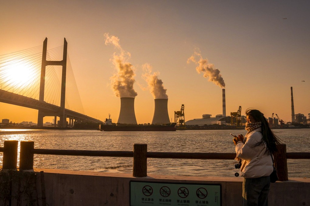 The Wujing Power Station in Shanghai spews smoke into the atmosphere. China is the world’s largest greenhouse gas emitter. Photo: Bloomberg