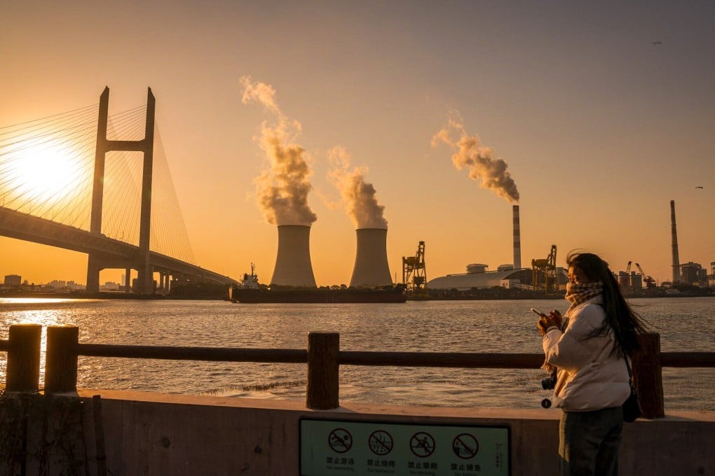 The Wujing Power Station in Shanghai spews smoke into the atmosphere. China is the world’s largest greenhouse gas emitter. Photo: Bloomberg