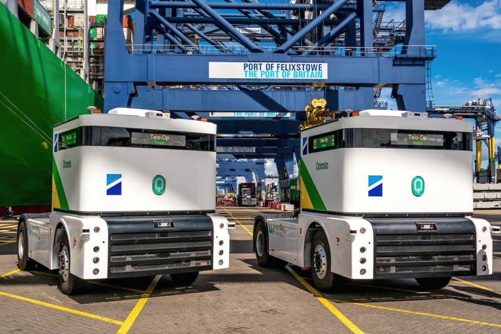 Westwell’s flagship product, the Q-Truck, is an autonomous, battery-powered commercial vehicle for use in logistics. Photo: Handout