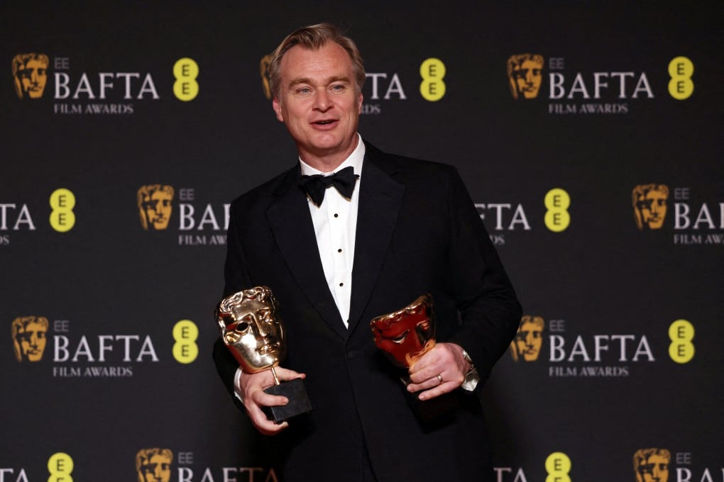 Christopher Nolan, winner of the awards for Director and Best Film for ‘Oppenheimer’. Photo: Reuters