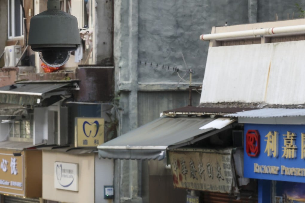 A CCTV camera in Hong Kong. Photo: Jonathan Wong