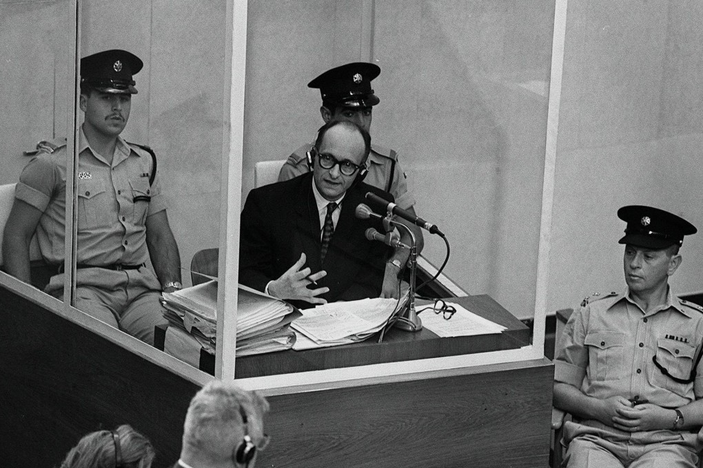 Nazi war criminal Adolph Eichmann during his trial in Jerusalem in 1961. File photo: National photo collection of Israel