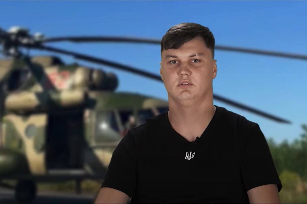 Russian pilot Maksym Kuzminov, who defected to Ukraine last year. Photo: Defence Intelligence of Ukraine via YouTube