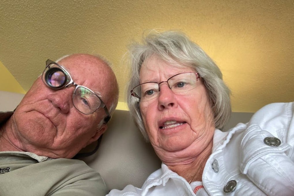 Bioptic telescopic glasses are restoring vision to people whose vision is too poor to be helped by regular glasses, but almost no one has heard of the devices. Since getting fitted with bioptic telescope glasses, Dick Bramer (left) can see the football score on TV, birds outside his window, and his wife Polly’s face. Photo: Dick Bramer