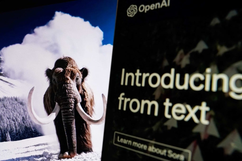 OpenAI’s Sora, which generates videos up to a minute long based on text prompts, has ignited a fresh flurry of excitement in China as companies race to capitalise on the latest artificial intelligence trend. Photo: AFP