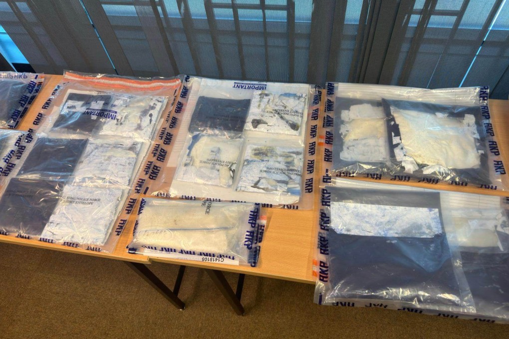 Police reveal drugs seized. Drug dealers have been enlisting young people to smuggle narcotics into Hong Kong from Europe, force said on Wednesday. Photo: Handout