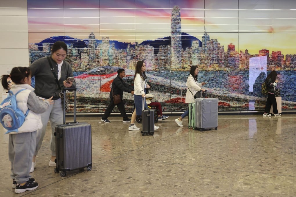 Passengers at West Kowloon station last year. Those affected by the cancellations may apply for a refund within 30 days by using the MTR Corporation’s website or mobile app. Photo: Jelly Tse