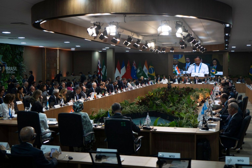 G20 foreign ministers meeting in Rio de Janeiro, Brazil on Wednesday. Photo: Bloomberg