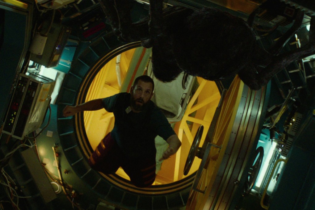 Adam Sandler (left) and the spider-like Hanus (voiced by Paul Dano) in a still from Spaceman, directed by Johan Renckand and co-starring Carey Mulligan. The movie premiered at the Berlin International Film Festival 2024. Photo: Netflix